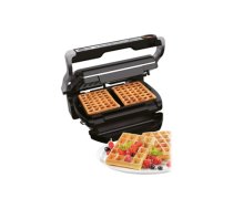 TEFAL | OptiGrill+ + Waffle plate set | GC716D12 | Electric Grill | 2000 W | Silver|GC716D