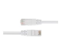 Tinklo kabelis DELTACO U/UTP Cat6, 0.5m, baltas / TP-60V-K / R00210001|R00210001