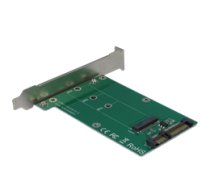 M.2 - SATA adapteris, pilno profilio laikiklis, 22pin DELTACOIMP žalia / KT001A|KT001A