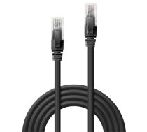 CABLE CAT6 UTP 1M/BLACK 48077 LINDY|48077