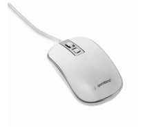 Gembird | Optical USB mouse | MUS-4B-06-WS | Optical mouse | White/Silver|MUS-4B-06-WS