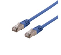 Patch kabelis DELTACO 1m, CAT6 250MHz, Delta sertifikuotas, LSZH, mėlynas / SFTP-61BH|SFTP-61BH