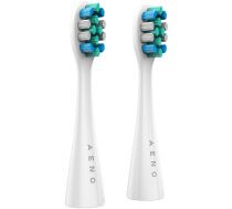 AENO Replacement toothbrush heads, White, Dupont bristles, 2pcs in set (for ADB0007/ADB0008)|ADBTH7-8