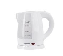 Mesko | Kettle | MS 1276 | Standard | 1600 W | 1 L | Plastic | 360° rotational base | White|MS 1276