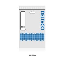 DELTACO USB 2.0 laidas A tipo patinas - A tipo lizdas 0,2 m, juodas|USB2-102S