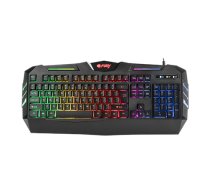 FURY Spitfire Gaming Keyboard, US Layout, Wired, Black | Fury | USB 2.0 | Spitfire | Gaming keyboard | Gaming Keyboard | RGB LED light | US | Wired | Black | 1.8 m|NFU-0868