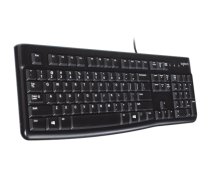Klaviatūra laidinė Logitech K120 USB OEM - EMEA (US) (920-002590), juoda|920-002509