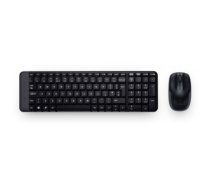 Logitech MK220 Combo Belaidė klaviatūra + pelė, US, Juoda|920-003168