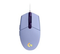 LOGITECH G203 LIGHTSYNC Corded Gaming Mouse - LILAC - USB|910-005853
