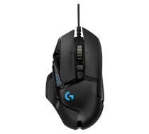 Logitech G502 HERO, wired gaming mouse, black|910-005470