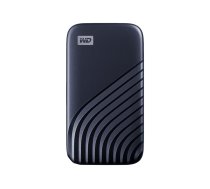 WD 1TB My Passport SSD - Portable SSD, up to 1050MB/s Read and 1000MB/s Write Speeds, USB 3.2 Gen 2 - Midnight Blue, EAN: 619659183967|WDBAGF0010BBL-WESN