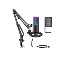 RGB, USB MICROPHONE BUNDLE WITH ARM STAND & SHOCK MOUNT FOR STREAMING FIFINE T669 PRO|FIFINET669PRO3
