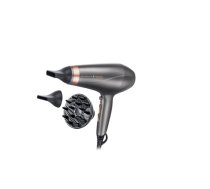 Remington | Hair Dryer | AC8820 | 2200 W | Number of temperature settings 3 | Ionic function | Diffuser nozzle | Silver|AC8820