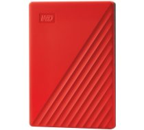 External HDD|WESTERN DIGITAL|My Passport|2TB|USB 2.0|USB 3.0|USB 3.2|Colour Red|WDBYVG0020BRD-WESN|WDBYVG0020BRD-WESN