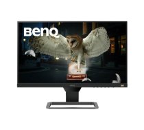 BenQ EW2480 - LED monitor - 23.8" - 1920 x 1080 Full HD (1080p) @ 60 Hz - IPS - 250 cd / m² - 1000:1 - 5 ms - HDMI - speakers - black, metallic grey|9H.LJ3LA.TSE