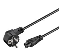 Goobay | Power supply cord (CEE/7/7 to mickey), angled | 68004 | Black|68004