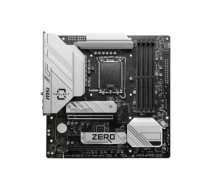 MSI B760M PROJECT ZERO | Processor family Intel | Processor socket LGA1700 | DDR5 | Supported hard disk drive interfaces SATA, M.2 | Number of SATA connectors 4|B760M PROJECT ZERO