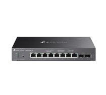 TP-LINK | Omada 8-Port 2.5GBASE-T and 2-Port 10GE SFP+ Smart Switch with 8-Port PoE+ | SG2210XMP-M2 | Managed L2 | Desktop/Rackmountable | 60 month(s)|SG2210XMP-M2