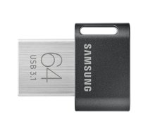 Samsung | FIT Plus | MUF-64AB/APC | 64 GB | USB 3.1 | Black/Silver|MUF-64AB/APC