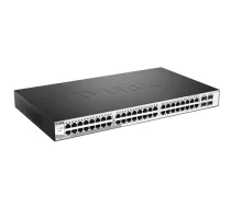 D-Link | Metro Ethernet Switch | DGS-1210-52/ME | Managed L2 | Rack mountable | Gigabit Ethernet (copper) ports quantity 48 | SFP ports quantity 4 | Power supply type Single | 24 month(s)|DGS-1210-52/ME/E