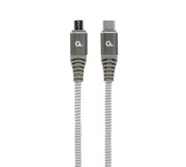 Cablexpert | Premium cotton braided USB Type-C to micro-USB charging and data cable, 1.5 m | CC-USB2B-CMMBM-1.5M|CC-USB2B-CMMBM-1.5M
