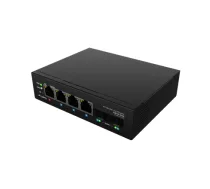 LANBERG Switch POE 1xBT 3xAT 2xSFP DIN|ILGE-4P-2S-90