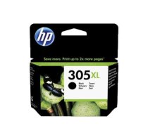 HP 305XL High Yield Black Ink Cartridge, 240 pages, for HP DeskJet 2300, 2710, 2720, Plus 4100|3YM62AE