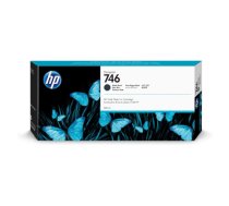 HP 746 Matte Black Ink Cartridge, 300ml, for HP HP DesignJet Z6, Z9+|P2V83A