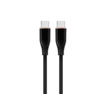 Cablexpert | Premium Silicon Type-C Power Delivery (PD) Charging and Data Cable, 1.5 m | CC-USB2S-CMCM-1.5M-BK|CC-USB2S-CMCM-1.5M-BK