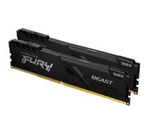 Kingston 32GB 3600MT/s DDR4 CL18 DIMM (Kit of 2) FURY Beast Black, EAN: 740617319743|KF436C18BBK2/32