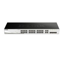 D-Link | Smart Managed Gigabit Switches | DGS-1210-24 | Managed L2 | Desktop/Rackmountable | Gigabit Ethernet (copper) ports quantity 24|DGS-1210-24/E