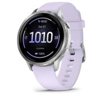 Garmin Venu 4 Išmanusis laikrodis 41 mm Silver / Periwinkle Silicone Band|010-03013-01
