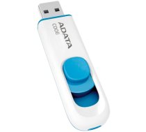 ADATA | C008 | 32 GB | USB 2.0 | White/Blue|AC008-32G-RWE