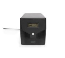 Digitus | Line-Interactive UPS | Line-Interactive UPS DN-170074, 1000VA, 600W, 2x 12V/7Ah battery, 4x CEE 7/7 outlet, 2x RJ45, 1x USB 2.0 type B, 1x RS232, LCD, Simulated Sine Wave, 338x150x162mm, 7.8kg | 1000 VA | 600 W|DN-170074
