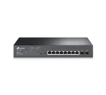 TP-LINK | JetStream 10-Port Gigabit Smart PoE Switch | TL-SG2210MP | Managed L2 | Rackmountable | SFP ports quantity 2 | PoE+ ports quantity 8 | Power supply type Single|SG2210MP