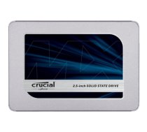 Crucial® MX500 500GB SATA 2.5” 7mm (with 9.5mm adapter) SSD, EAN: 649528785053|CT500MX500SSD1