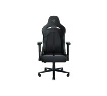 Razer Ergonomic Gaming Chair Enki X EPU Synthetic Leather; Steel; High density Polyurethane Moulded Foam | Black/Green|RZ38-03880100-R3G1