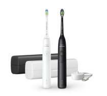 Philips Electric Toothbrush, Duo pack | HX7109/01 Sonicare Series 5300 | Rechargeable | For adults | Number of brush heads included 2 | Number of teeth brushing modes 1 | White/Black|HX7109/01