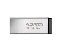 ADATA | USB Flash Drive | UR350 | 64 GB | USB 3.2 Gen1 | Black|UR350-64G-RSR/BK