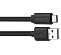 AVACOM DATOVY A NABIJECI USB CABLE - USB TYPE-C, 100CM, BLACK|DCUS-TPC-P10K