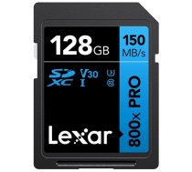 Lexar | Memory Card | Professional 800x PRO | 128 GB | SDXC | Flash memory class UHS-I|LSD0800P128G-BNNNG