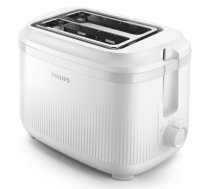 Philips Toaster | HD2511/00 3000 Series | Number of slots 2 | Housing material Metal | White|HD2511/00