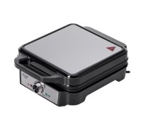 Adler Waffle Maker | AD 3083 | 1800 W | Number of pastry 4 | Belgium | Silver/Black|AD 3083