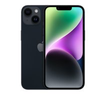 Apple | iPhone 14 | Midnight | 6.1 " | Super Retina XDR | 2532 x 1170 pixels | Apple | A15 Bionic | Internal RAM 4 GB | 128 GB | Dual SIM | Nano-SIM | 3G | 4G | 5G | Main camera     resolution 12+12 MP | Secondary camera resolution 12 MP | iOS | 16 | 3279 mAh|MPUF3PX/A