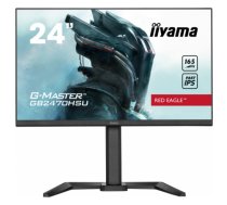 24" ETE Fast IPS Gaming, G-Master Red Eagle, FreeSync Premium, 1920x1080@165Hz, 250cd/m², 1100:1, HDMI, DisplayPort, 0,8ms (MPRT), Speakers, USB-HUB (2x2.0), Black Tuner, 15cm     Height Adj. Stand|GB2470HSU-B5