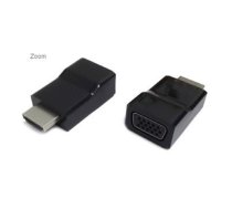 Gembird | HDMI to VGA adapter, single port | Black | HDMI | VGA|A-HDMI-VGA-001