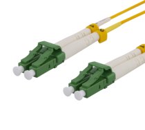 Optinis kabelis DELTACO LC - LC, duplex, singlemode, APC, 9/125, 2m / LCLC-2S-APC|LCLC-2S-APC