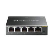 TP-LINK | Switch | TL-SG105E | Web managed | Wall mountable | Gigabit Ethernet (copper) ports quantity 5 | Power supply type External | 36 month(s)|TL-SG105E