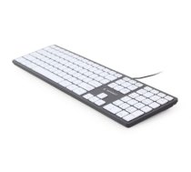 KEYBOARD MULTIMEDIA USB ENG/CHOCOL. KB-MCH-02-BKW GEMBIRD|KB-MCH-02-BKW