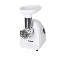 Mesko | Meat mincer | MS 4809 | White | 350 W | Middle size sieve; mince sieve; poppy sieve; plunger; sausage filler|MS 4809
